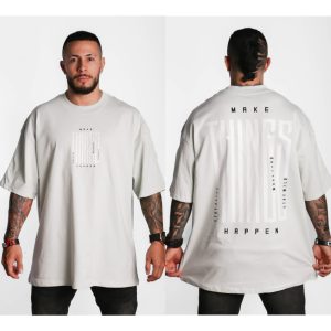 Camiseta Oversize Blanca con diseño