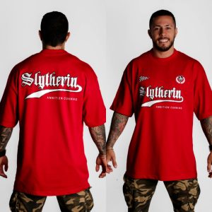 Camiseta Oversize Roja Slytherin