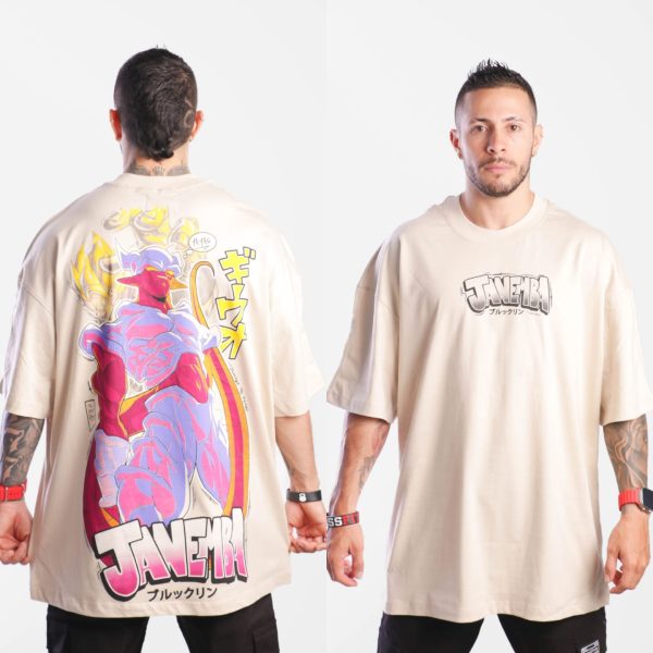Camiseta Oversize Algodón Prime Peruano Diseño Dragonball